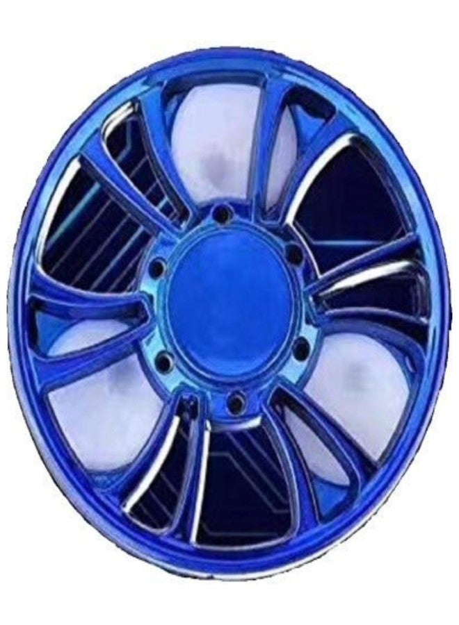 Premsons® Hand Spinner Desk Toy - High Speed Smooth Finger Spin Sensory Fidget Stress Relief Game Play for Kids & Adults - Birthday Party Gift - Plastic - Blue Fan - Image 1